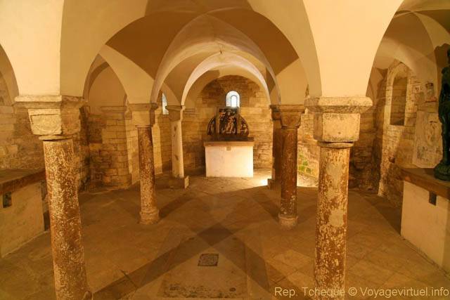 La crypte du Couvent Saint-Georges, (Jiřský klášter) - Praga, Repubblica Ceca