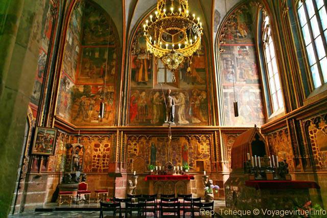 Cathédrale St Vitus St Wenceslas St Adalbert, Chapelle Saint Venceslas, (Prazsky Hrad) - Praga, Repubblica Ceca