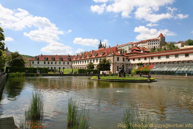 Vue de la Národní galerie, Jardin Wallenstein - Praga, Repubblica Ceca