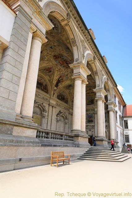 Les arcades de la Sala Terrena, Palais Wallenstein - Praga, Repubblica Ceca