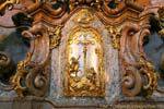 Gros plan sur un tabernacle, Église Saint-Nicolas (Kostel sv. Mikuláše), Malá Strana, Praga, Repubblica Ceca.