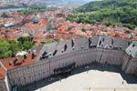 Panorama sur château et Malá Strana depuis Saint Guy, Praga, Repubblica Ceca.