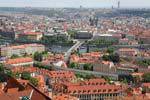 Un panorama différent sur la ville depuis Saint Guy, Praga, Repubblica Ceca.
