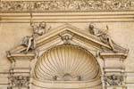 Palais Wallenstein, ornementation de la Sala Terrena, Praga, Repubblica Ceca.