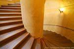 Un escalier en colimaçon du Palais Wallenstein, (Valdstejnsky Palac), Praga, Repubblica Ceca.