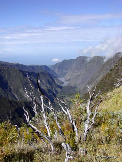 Un difetto nel Massiccio de la Fournaise - Riunione