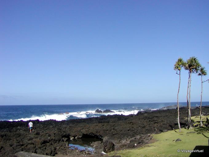 Lava in mare a San Filippo - Riunione