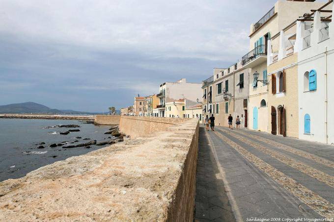 Bastioni sul mare, Alghero, bastione Columbus - Sardegna