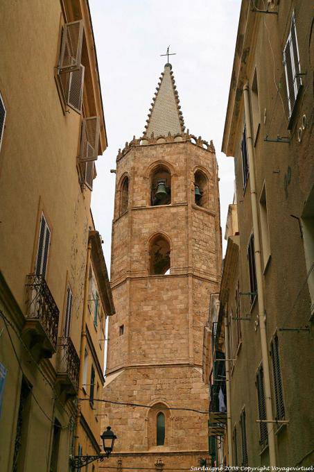 Alghero campanile della cattedrale - Sardegna