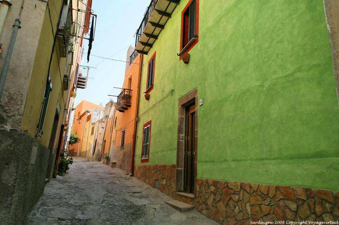 Bosa, via San Ignazio - Sardegna
