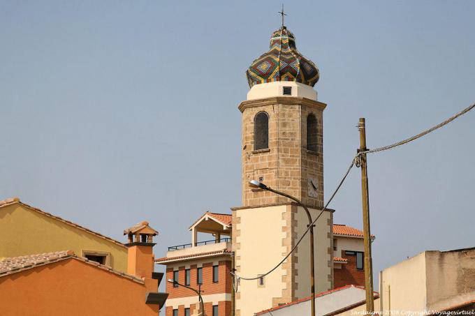 Santa Caterina di Pittinuri, la torre della chiesa - Sardegna