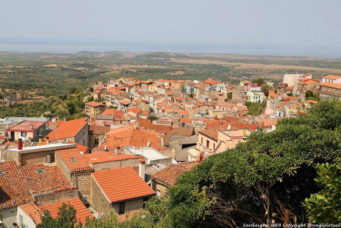 Cuglieri, paesaggio dalla Basilica - Sardegna