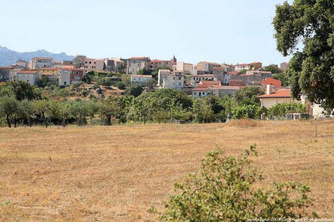 Luras, vista generale della città - Sardegna