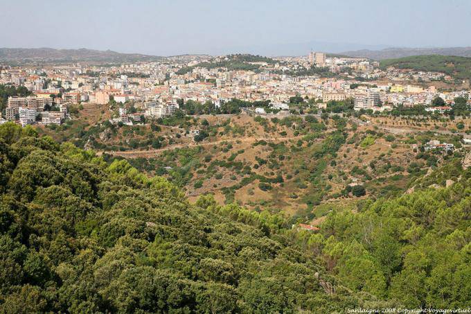 Nuoro, vista dal Monte Ortobene - Sardegna
