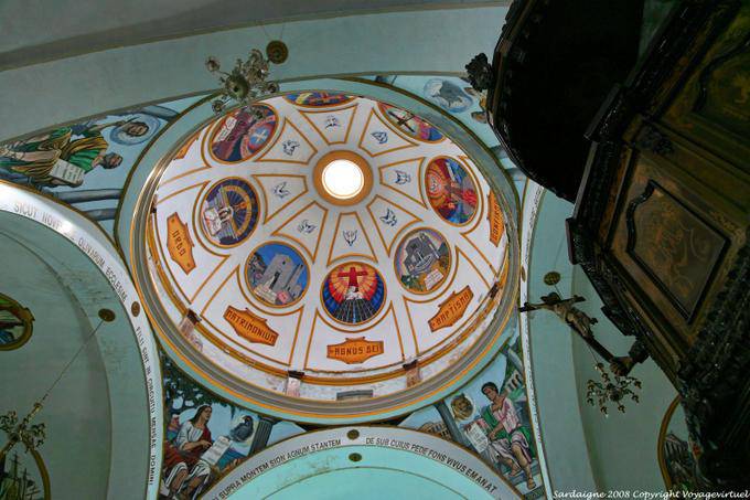 Olbia, San Paolo Apostolo, cupola dipinta - Sardegna
