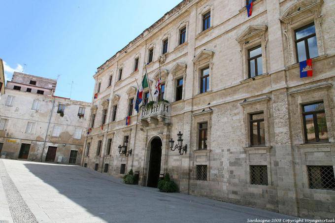 Sassari, via Santa Catarina, buiding - Sardegna