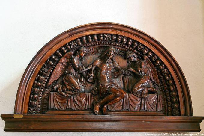 Resurrezione, bassorilievo in legno, San Pietro Cattedrale di Tempio Pausania - Sardegna