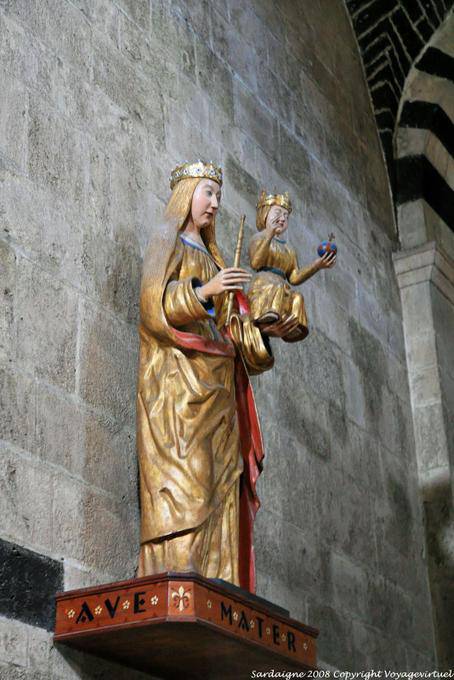 Statua Thiesi, Chiesa di San Pietro di Sorres della Vergine Ave Mater - Sardegna