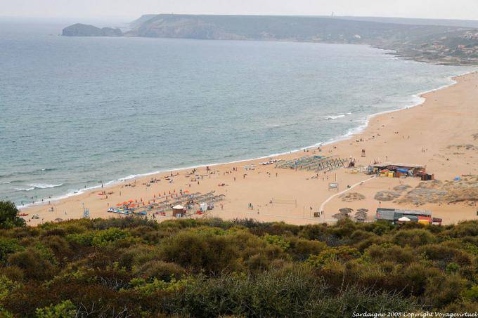 La famosa spiaggia di Torre dei Corsari - Sardegna