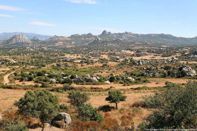 Valle della Luna, panorama, Aggius - Sardegna