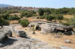 Luras, vista da dolmen Ladas, Sardegna.