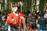 Nuoro, Festa del Redentore, Maschere Mamoiada cappio corda, Sardegna.