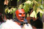 Nuoro, Festa del Redentore, sos Merdules Bezzos di Otzana, maschera rossa, Sardegna.