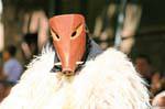 Nuoro, Festa del Redentore, sos Merdules Bezzos di Otzana, maschera cinghiale, Sardegna.