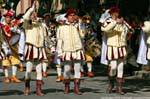 Nuoro, Festa del Redentore, Tamburini e trombettieri Oristano, trombettieri, Sardegna.