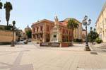 Panoramico Piazza Eleonora, Oristano, Sardegna.