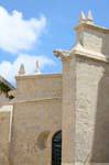 Sassari, la Cattedrale di San Nicola, contrafforti esterni e doccioni, Sardegna.