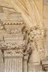 Sassari, la Cattedrale di San Nicola, sculture dettaglio, Sardegna.