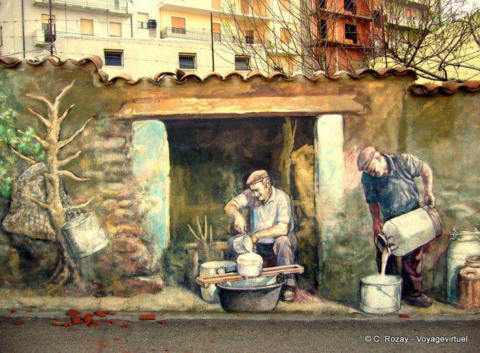 Il formaggio in strada, farsa, Fonni - Sardegna
