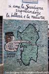 Orgosolo, in Sardegna, se volete, rispettare la bellezza e la natura, murale, Sardegna.