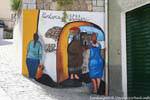 Orgosolo, Untama di Patteri, murale, Sardegna.