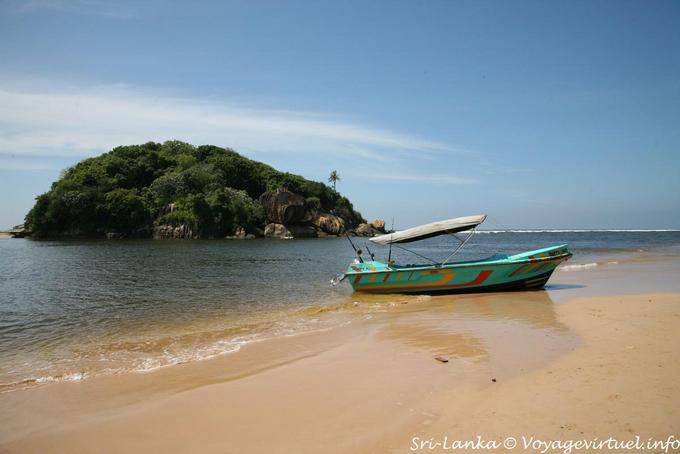 Ilot tempio, Beruwela - Ceylon Sri Lanka