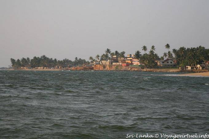 Estuario del fiume Bentara, Beruwela - Ceylon Sri Lanka