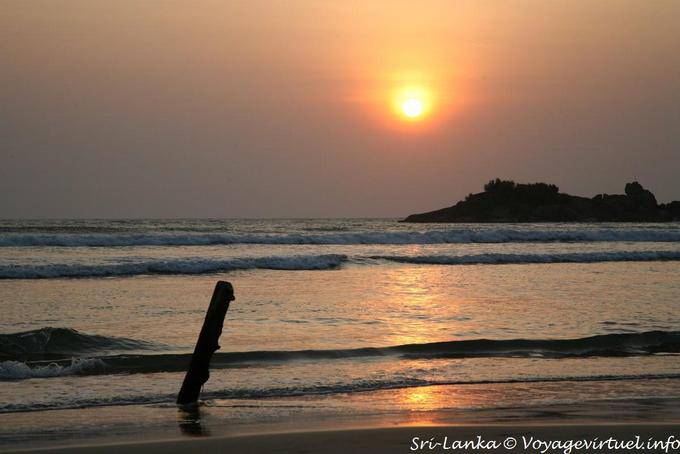 Isola Beruwela al tramonto - Ceylon Sri Lanka