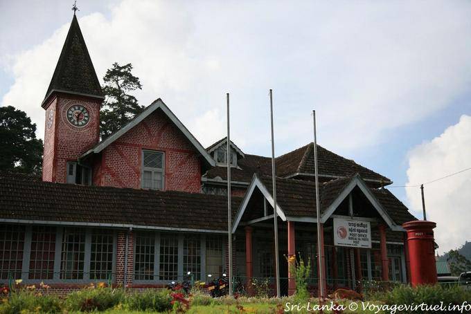 L'ufficio postale molto british a Nuwara Eliya - Ceylon Sri Lanka