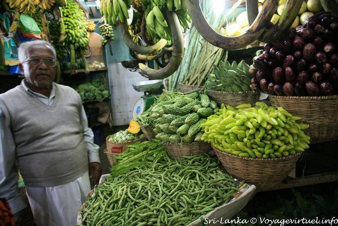 Mercato Fruttivendolo a Nuwara Eliya - Ceylon Sri Lanka