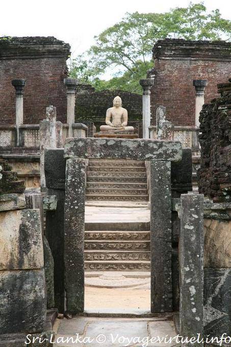 Tempio Esterno Vatadage, Polonnaruwa - Ceylon Sri Lanka
