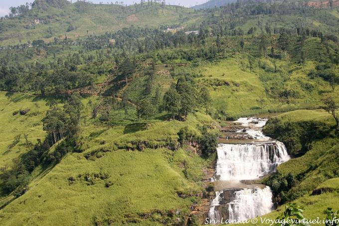 St Clair cade cascate intorno a Nuwara Eliya - Ceylon Sri Lanka