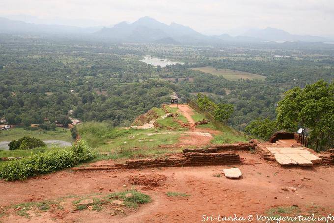 Panorama del massiccio di picco di Adamo, Sigiriya Monte - Ceylon Sri Lanka