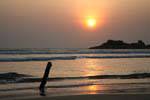 Isola Beruwela al tramonto, Ceylon Sri Lanka.