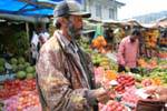 Proposta di rambutan gusto, Mercato Nuwara Eliya, Ceylon Sri Lanka.