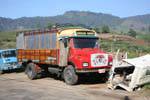 Un camion Glenloch Tea Factory, Nuwara Eliya, Ceylon Sri Lanka.