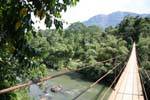La riproduzione del ponte sul fiume Kwai, Kelani Fiume, Kitulgala, Ceylon Sri Lanka.