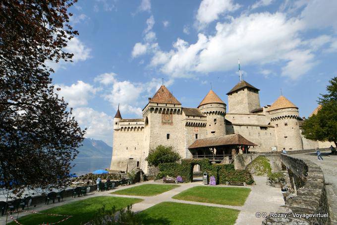 Castello di Chillon e Giardino, Montreux - La Svizzera