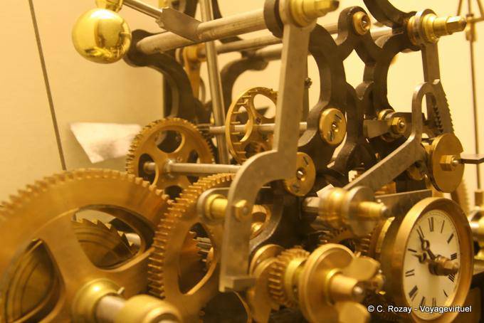 Meccanismo dell'orologio, Castello di Chillon, Montreux - La Svizzera