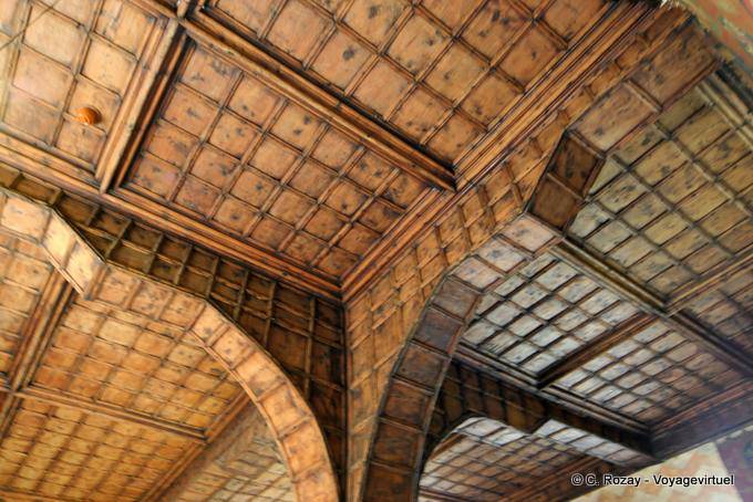 Armi Hall, soffitto, Castello di Chillon - La Svizzera